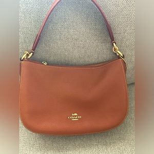 Coach Brown Leather Chelsea Shoulder Bag